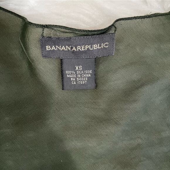 NEW Banana Republic Silk Tropical Flower Longline Midi Skirt Semi Sheer Top XS/S - Picture 13 of 16